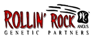 rollin' rock angus logo